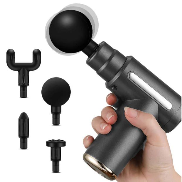 Deep Tissue Massage Gun with 4 Different Heads